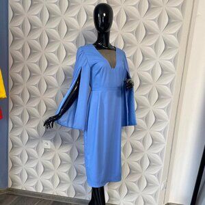Elegant Classy Blue Dress, Made in Europe, Size - S/P